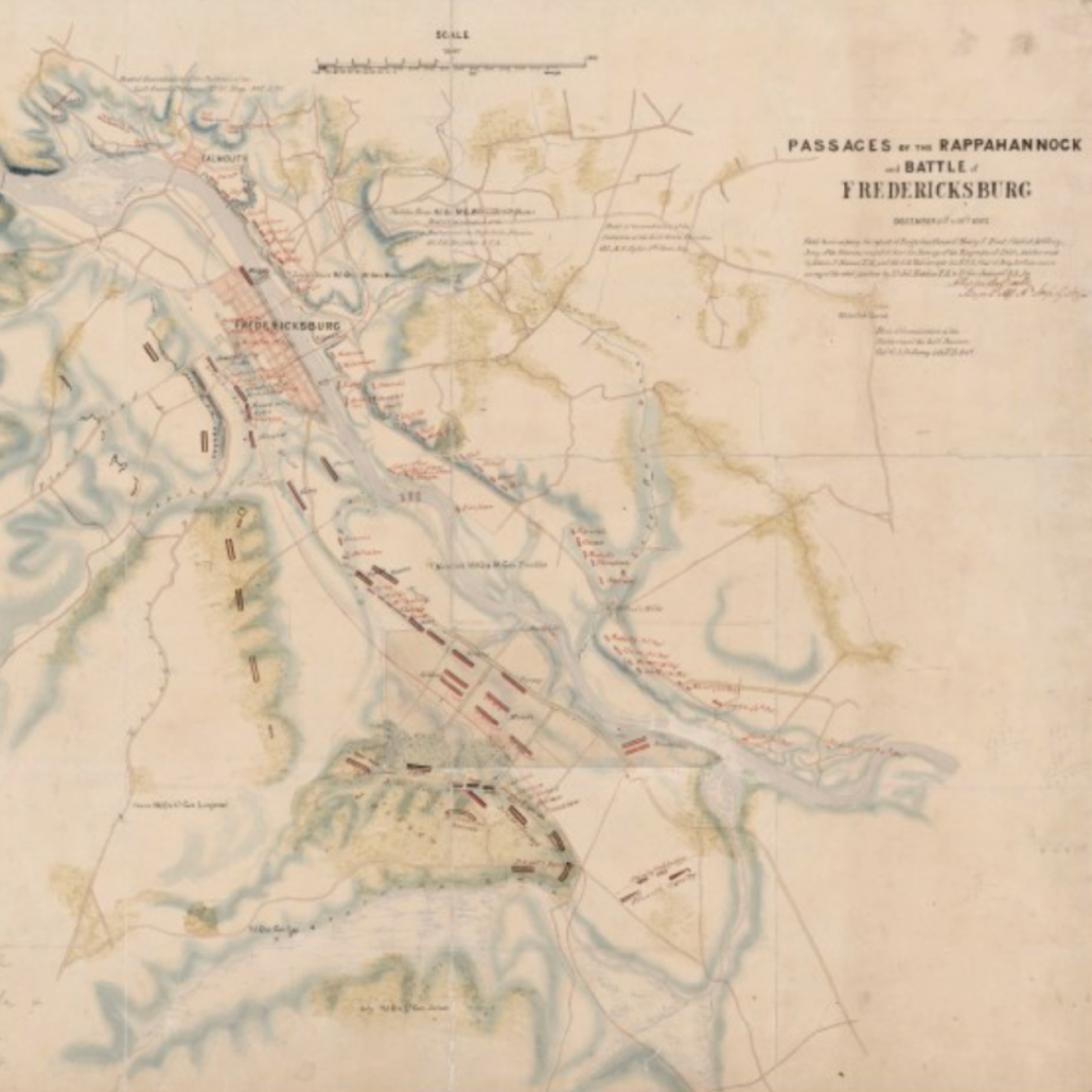 Mapping the Battle of Fredericksburg