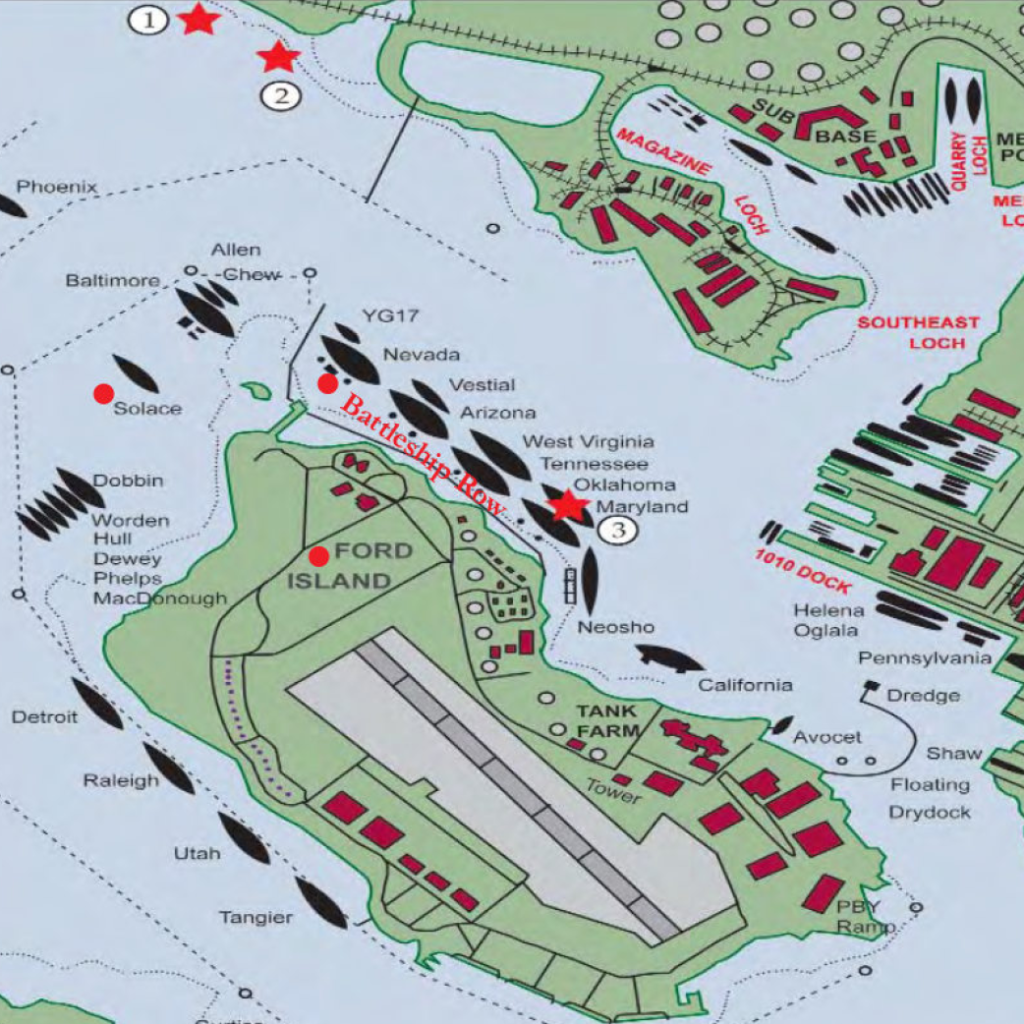 Pearl Harbor Battleship Map