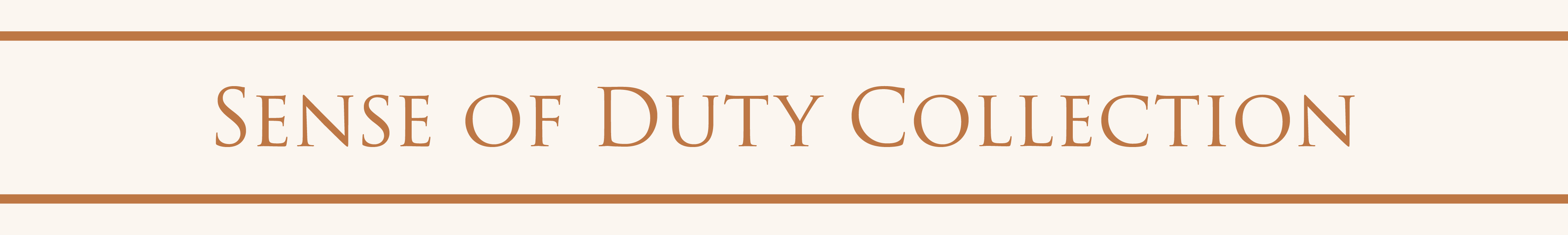 Sense Of Duty Collection MCA
